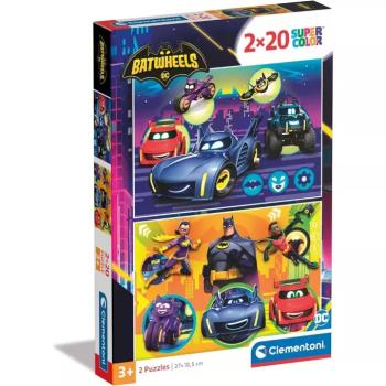 Batwheels 2x20db-os Supercolor puzzle - Clementoni kép