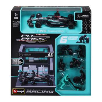 Bburago: F1 versenyautó 1/43 - MB AMG W15 E Performance boxutca kép