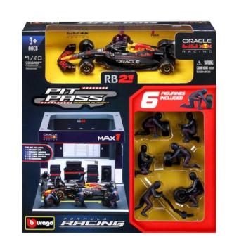Bburago: F1 versenyautó - Red Bull RB21 Pit / Max Verstappen 1/43 kép