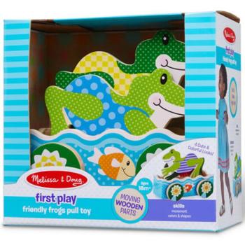 Békaverseny fa húzós játék - Melissa & Doug kép