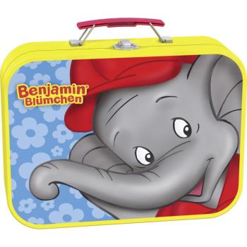 Benjamin az Elefánt 2x26, 2x48 db Puzzle Box - Fém kofferben (55594) Benjamin the Elephant puzzle-box kép