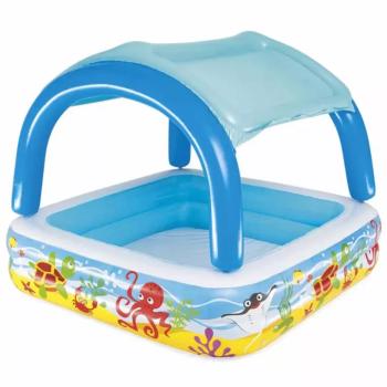 Bestway: Beach Buddy™ pancsoló medence napvédő tetővel 140 x 140 x 114 cm kép