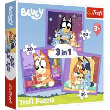 Bluey 3 az 1-ben 20-36-50db-os puzzle - Trefl kép