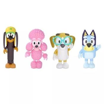 Bluey: Bluey és barátai 4 db-os játékfigura szett kép