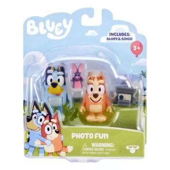 Bluey: Dupla karakter fogura csomag - Bluey és Bingo fényképezkedése kép