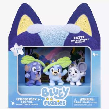 Bluey Fuzzies 3db-os szett - Camping kép