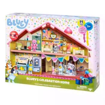 Bluey: Ünnepi családi ház játékszett ünneplő Bluey figurával kép