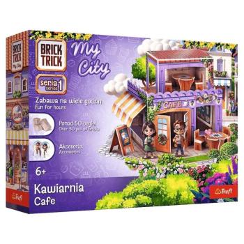 Brick Trick téglából építünk: My City Kávézó 50 darabos építőjáték - Trefl kép