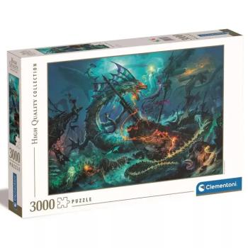 Clementoni: Víz alatti csata 3000db-os puzzle - High Quality Collection kép