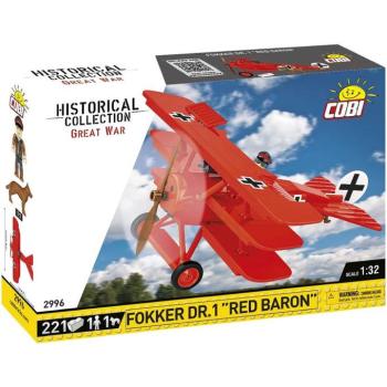 COBI: Fokker Dr. I „Vörös báró” építőjáték (2996) kép