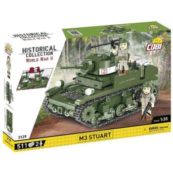 COBI: M3 Stuart tank építőjáték (3129) kép