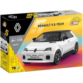 COBI: Renault 5 E-Tech fehér autó építőjáték (24675) kép
