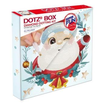 Diamond Dotz: Dotz Box képkészítő készlet - Mikulás kép