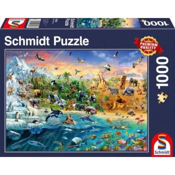 Die Welt der Tiere, 1000 db (58324) Animal Kingdom, 1000 pcs kép
