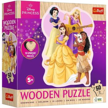 Disney hercegnők 50db-os fa puzzle - Trefl kép