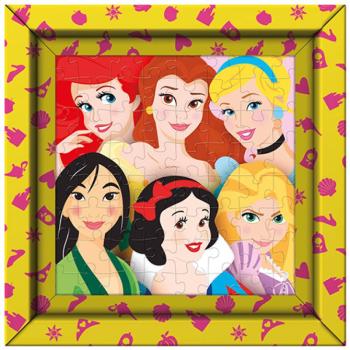 Disney hercegnők 60db-os puzzle kerettel - Clementoni kép