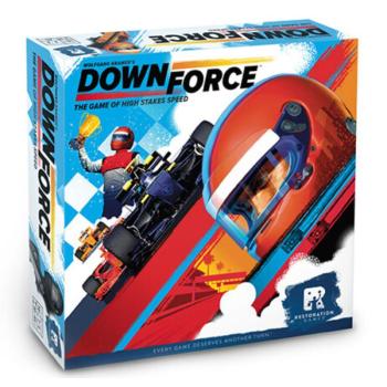 Downforce társasjáték, angol nyelvű kép