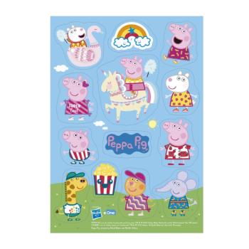 Ehető képek keveréke - Peppa malacka 13 db kép