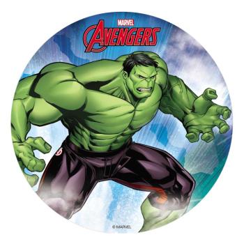 Ehető papír - Hulk Bosszúállók 20 cm kép