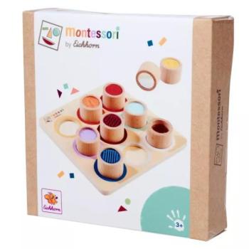 Eichhorn: Fa Montessori Érzékelő Hengerpárosító – Tapintásfejlesztő fajáték - Simba Toys kép