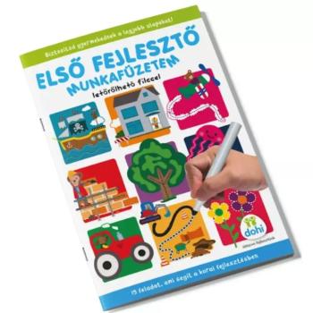 Első fejlesztő munkafüzetem letörölhető filccel kép