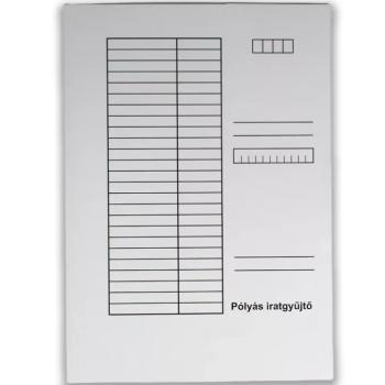 Fehér pólyás dosszié A/4 230g kép
