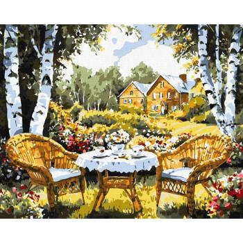 Festés számok szerin - Álomházikó ©art_selena_ua 40 x 50 cm kép