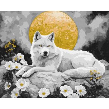 Festés számok szerin - Holdfényben extra metál színekkel ©art_selena_ua 40 x 50 cm kép