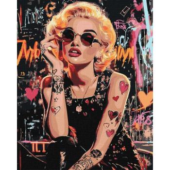 Festés számok szerin - Rebel Monroe ©art_selena_ua 40 x 50 cm kép