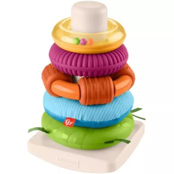 Fisher-Price: Sensory Rock-A-Stack™ gyűrűpiramis - Mattel kép