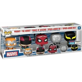 Funko Pop! 5-Pack Marvel: Spider-Man - Prodigy / The Hornet / Prince of Arachne / Spider-Armor MK I / Spider-Armor MK II kép