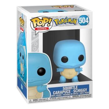 Funko Pop! Games: Pokemon - Squirtle Carapuce Schiggy figura #504 kép