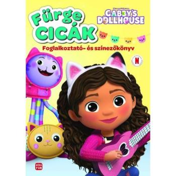 Móra: Gabi babaháza fürge cicák foglalkoztató- és színezőkönyv kép