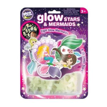 Glow csillagok és sellők matricaszett kép