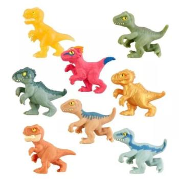 Goo Jit Zu: Jurassic World nyújtható mini akciófigura - T-Rex Amber kép