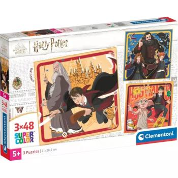 Harry Potter 3x48db-os Supercolor puzzle - Clementoni kép