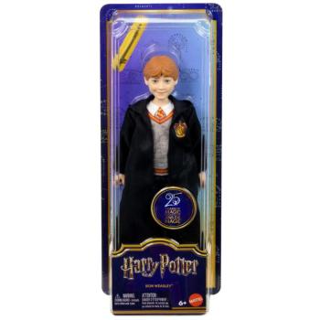 Harry Potter: Ron Weasley baba talárban varázspálcával - Mattel kép