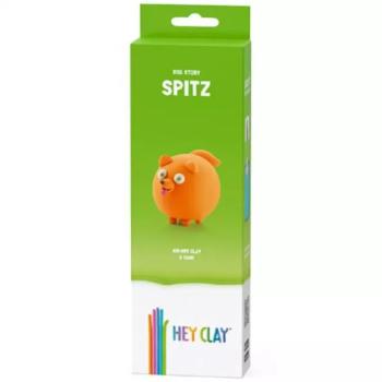 Hey Clay: Pihe-puha Spitz kutyus gyurmaszett
