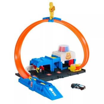 Hot Wheels City: Szuper rendőrkapitányság pályaszett kisautóval - Mattel kép