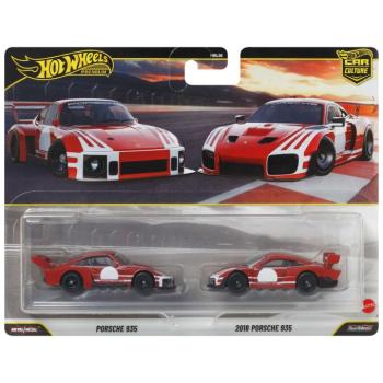Hot Wheels: Deluxe Porsche 935 és 2018 Porsche 935 kisautó 2 db-os csomag 1/64 - Mattel kép