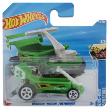 Hot Wheels: Draggin Wagon zöld kisautó 1/64 - Mattel kép