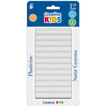 ICO: Creative kids natúr gyurma 12db-os 165g-os szett kép