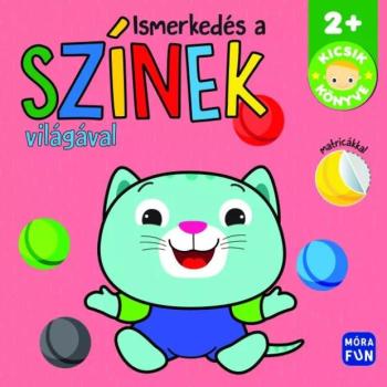 Móra: Ismerkedés a színek világával - Kicsik könyve matricás kifestő könyv kép