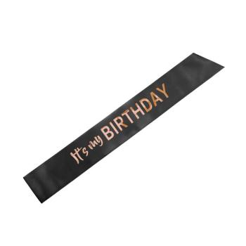 ''It's my birthday'' sál - Fekete kép