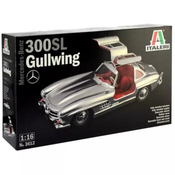 Italeri 1/16 Mercedes-Benz 300SL Gullwing autó makett kép