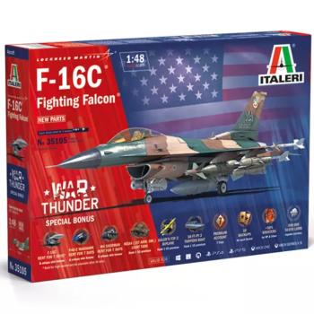 Italeri 1/48 F-16C Fighting Falcon vadászrepülőgép makett kép