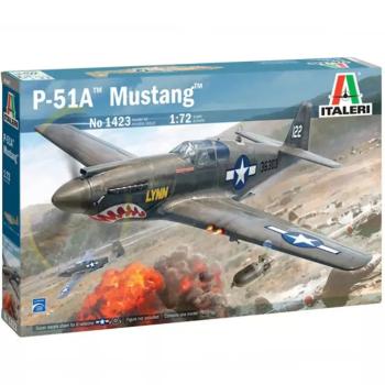 Italeri 1/72 P-51A Mustang vadászgép makett kép