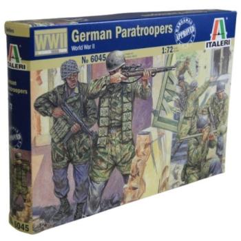 Italeri 1/72 German Paratroopers Német katonai figurák makett kép