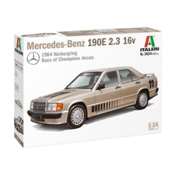 Italeri: Mercedes Benz 190E autó makett, 1:24 kép