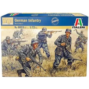Italeri 1/72 German Infantry Német katonai figurák makett kép